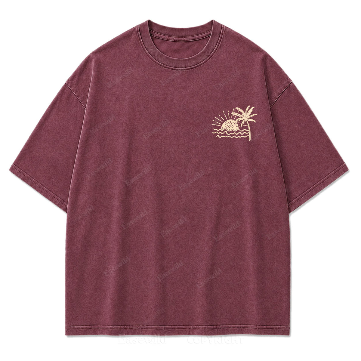 Walk By Faith Not By Sight Washed Graphic Tee