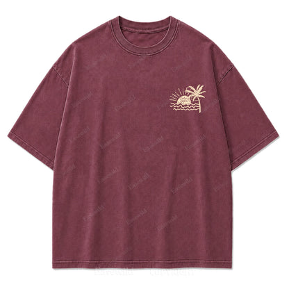 Walk By Faith Not By Sight Washed Graphic Tee