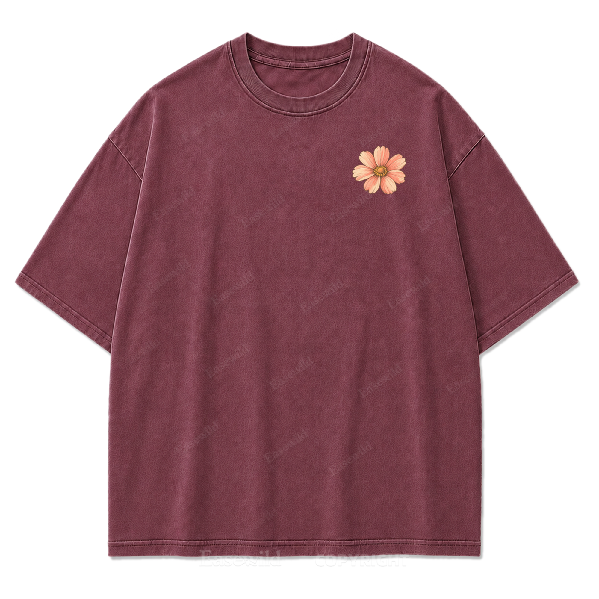 Golden Hour Lakeside Van Washed Print Tee