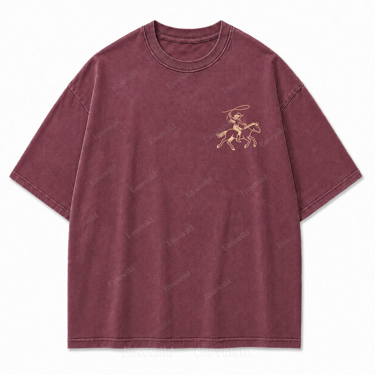 Coastal Cowgirl Club Washed Print Tee