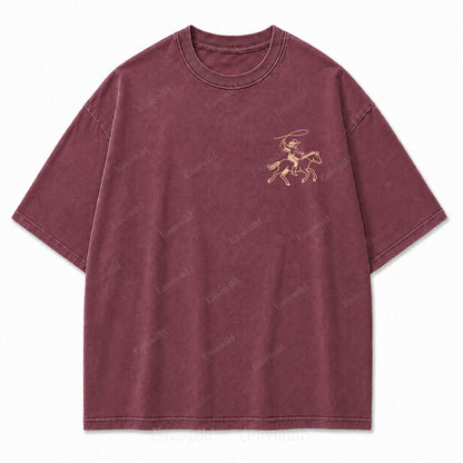 Coastal Cowgirl Club Washed Print Tee