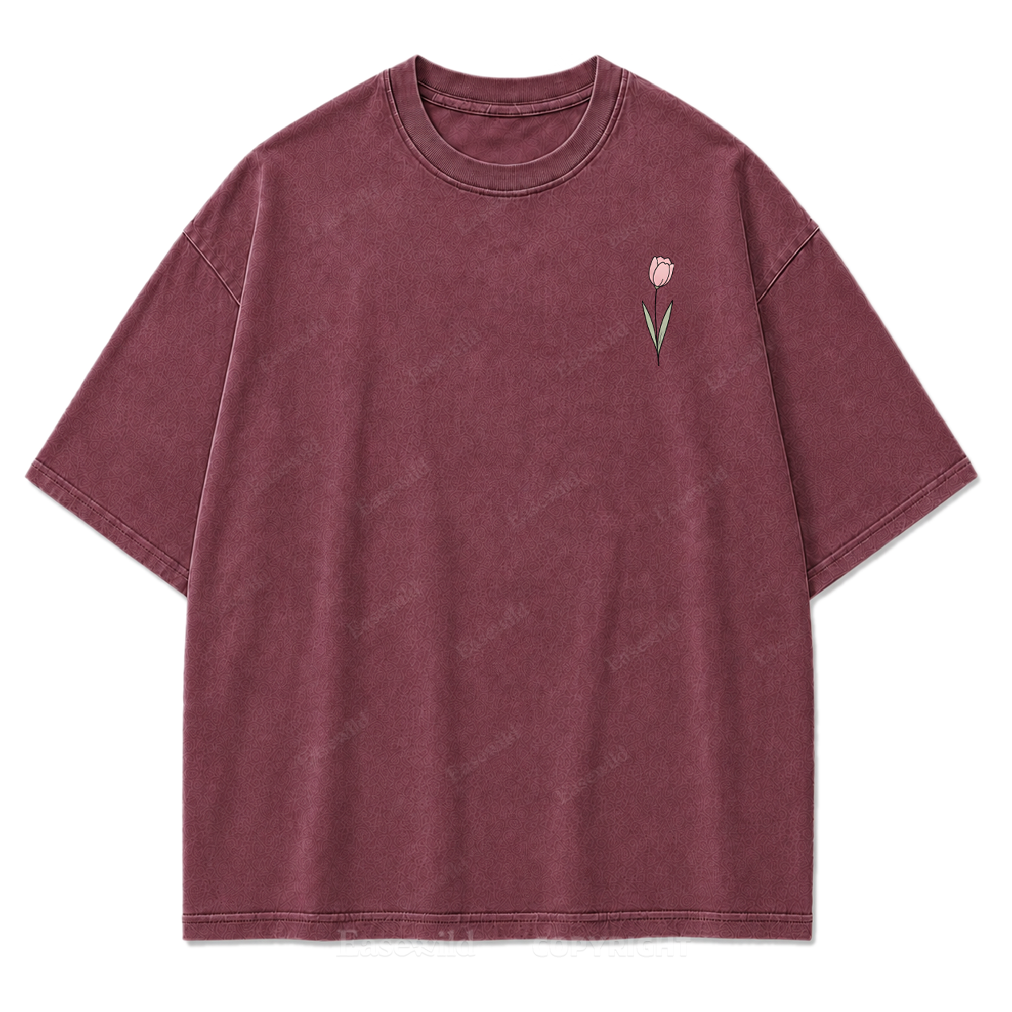 Worte zählen, sprich Freundlichkeit, T-Shirt mit Waschung