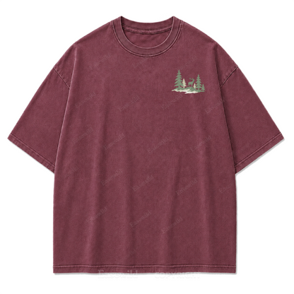 Find Me Offline T-Shirt mit Waschung