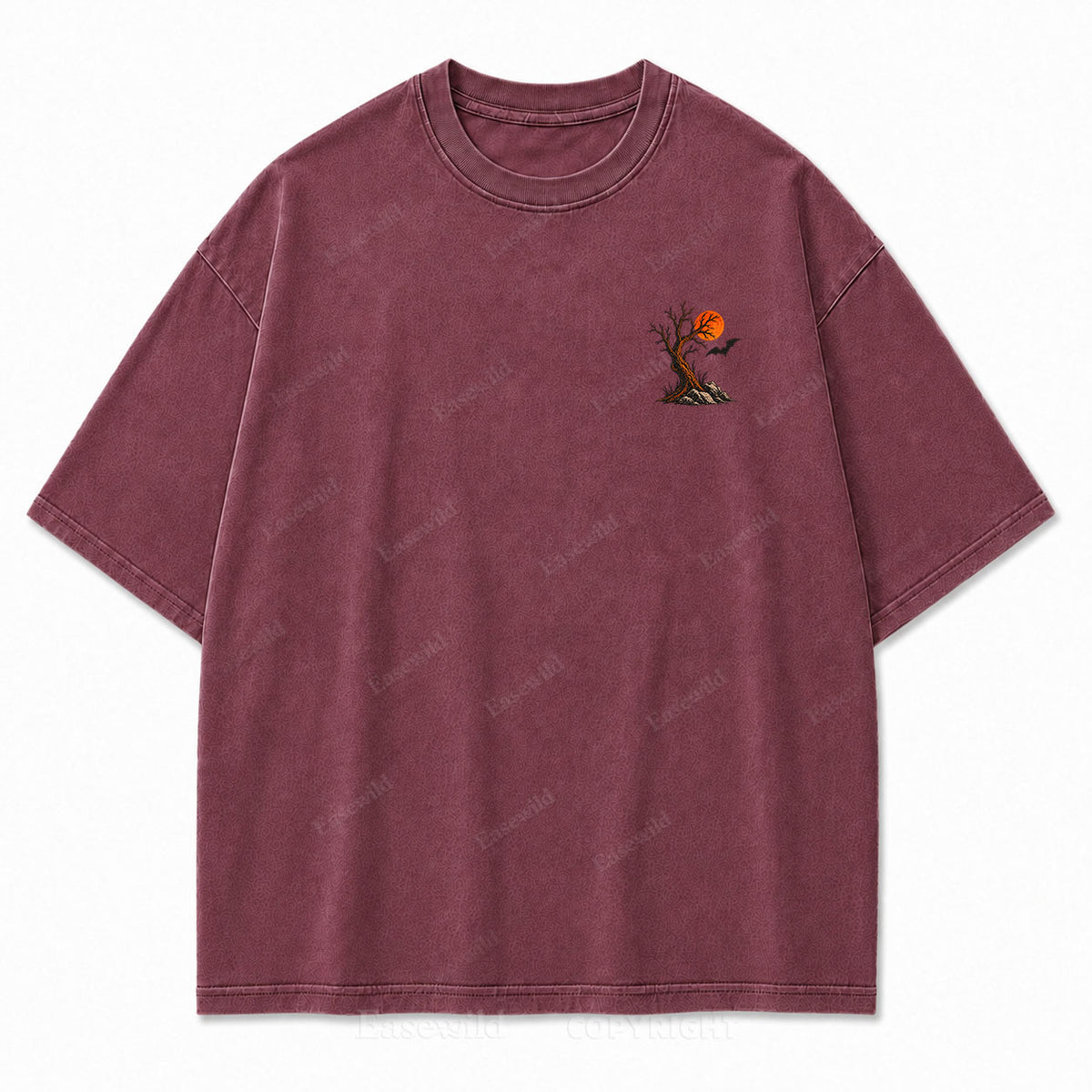 Stay Witchy  Halloween Washed Print Tee