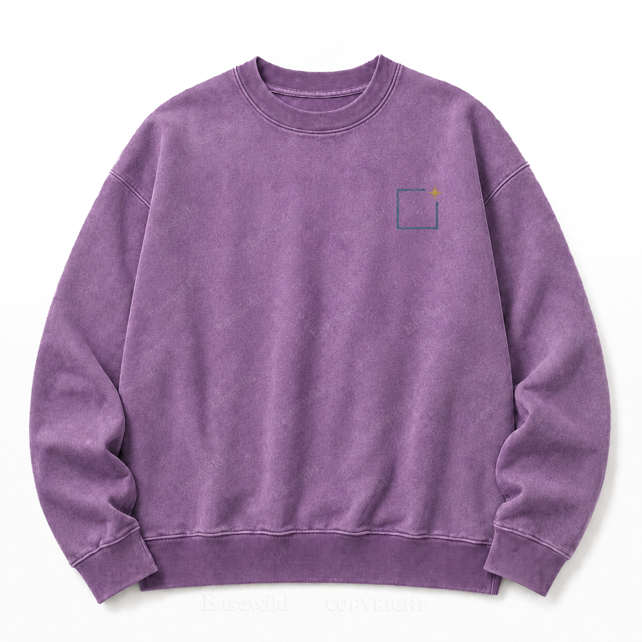 "Don't Box Me In" Graphic Washed Sweatshirt