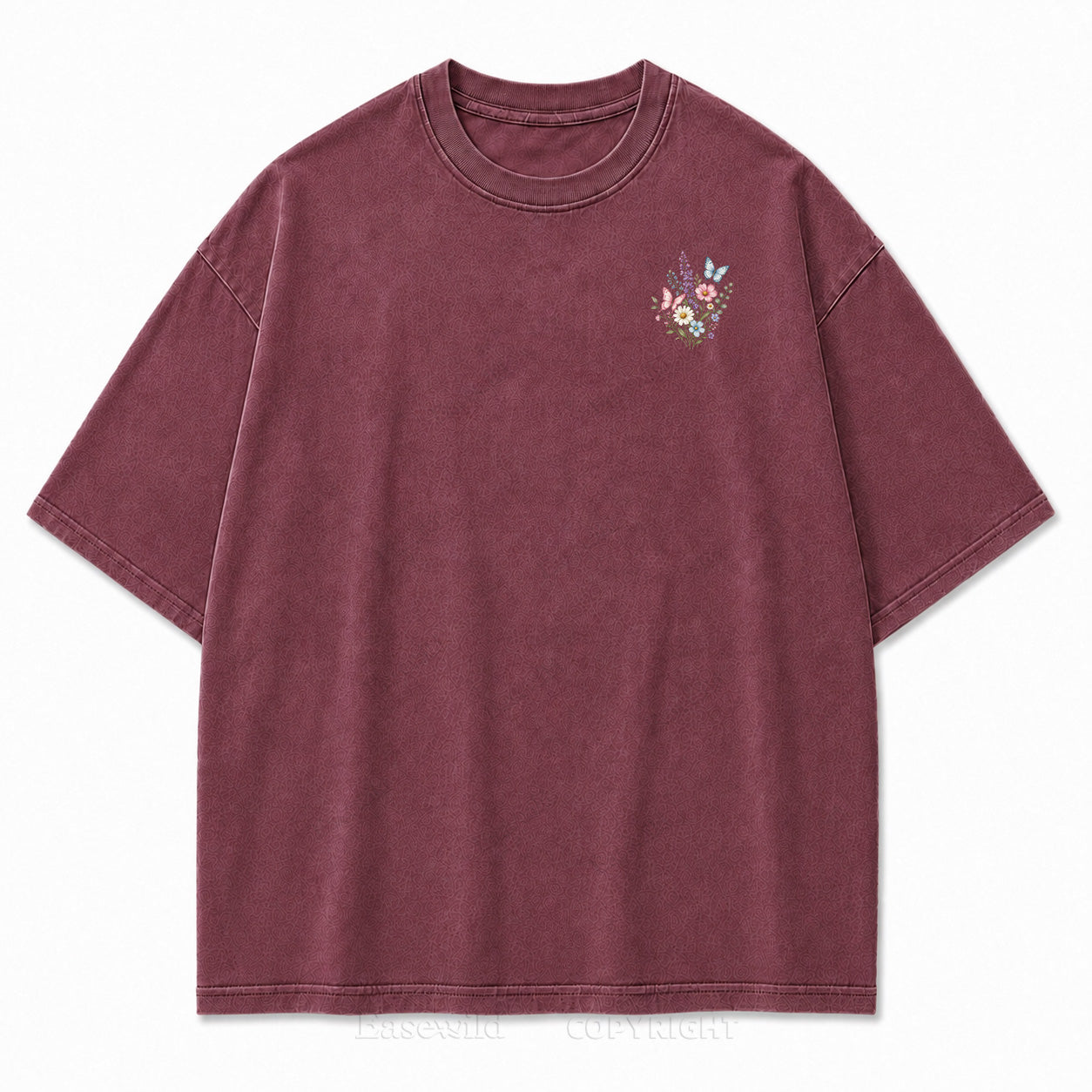 Live Wild Bloom Free Floral Art Print Tee