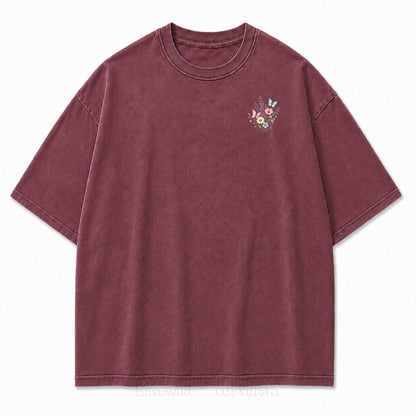 Live Wild Bloom Free Floral Art Print Tee