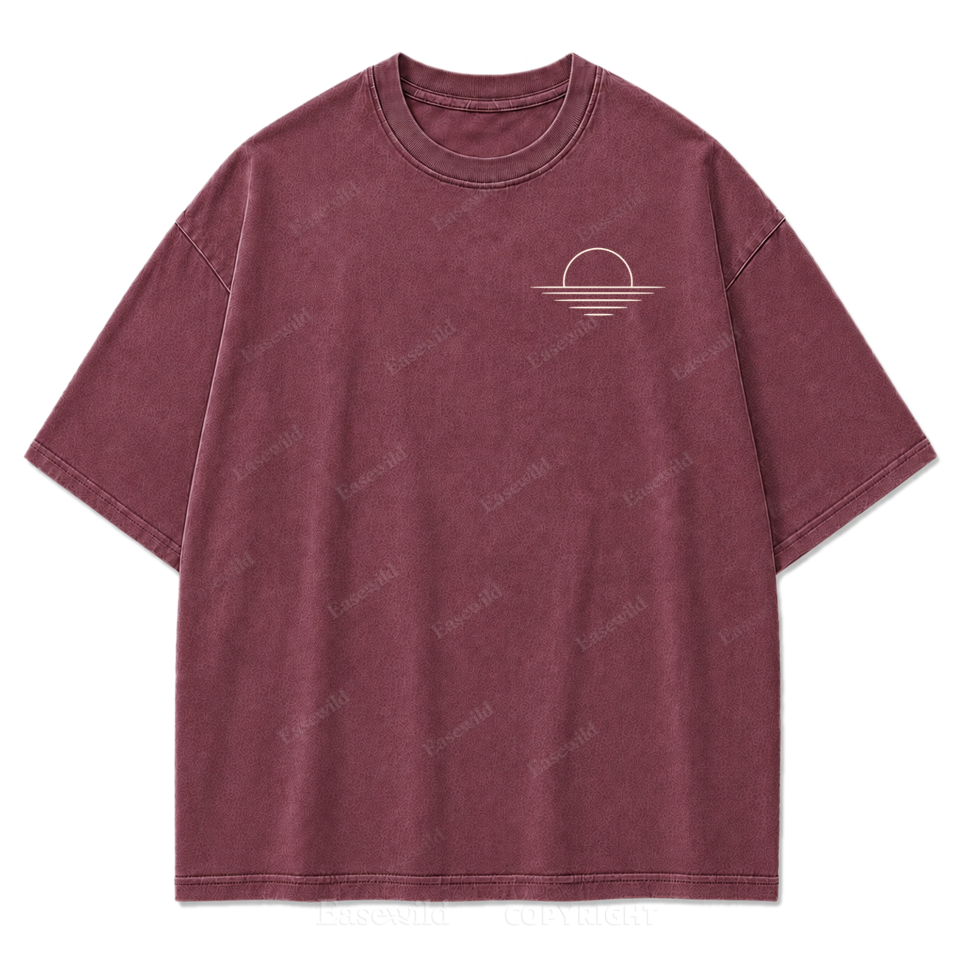 Still Water, Slow Days Washed Print Tee
