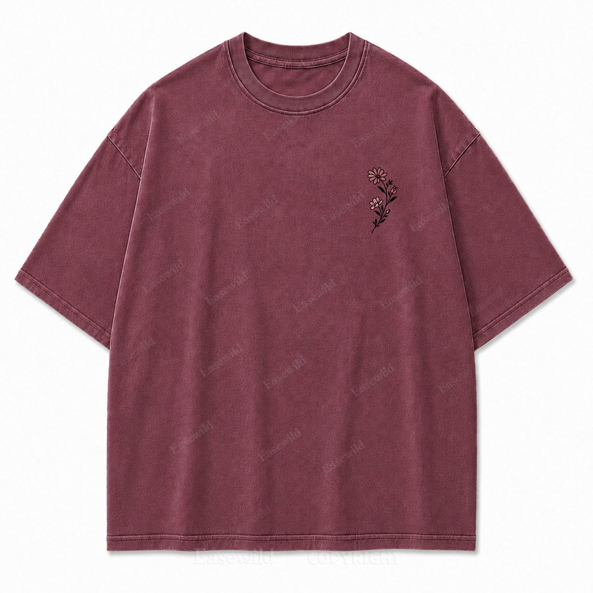 Stay Loyal to Your Own Peace Washed Print Tee