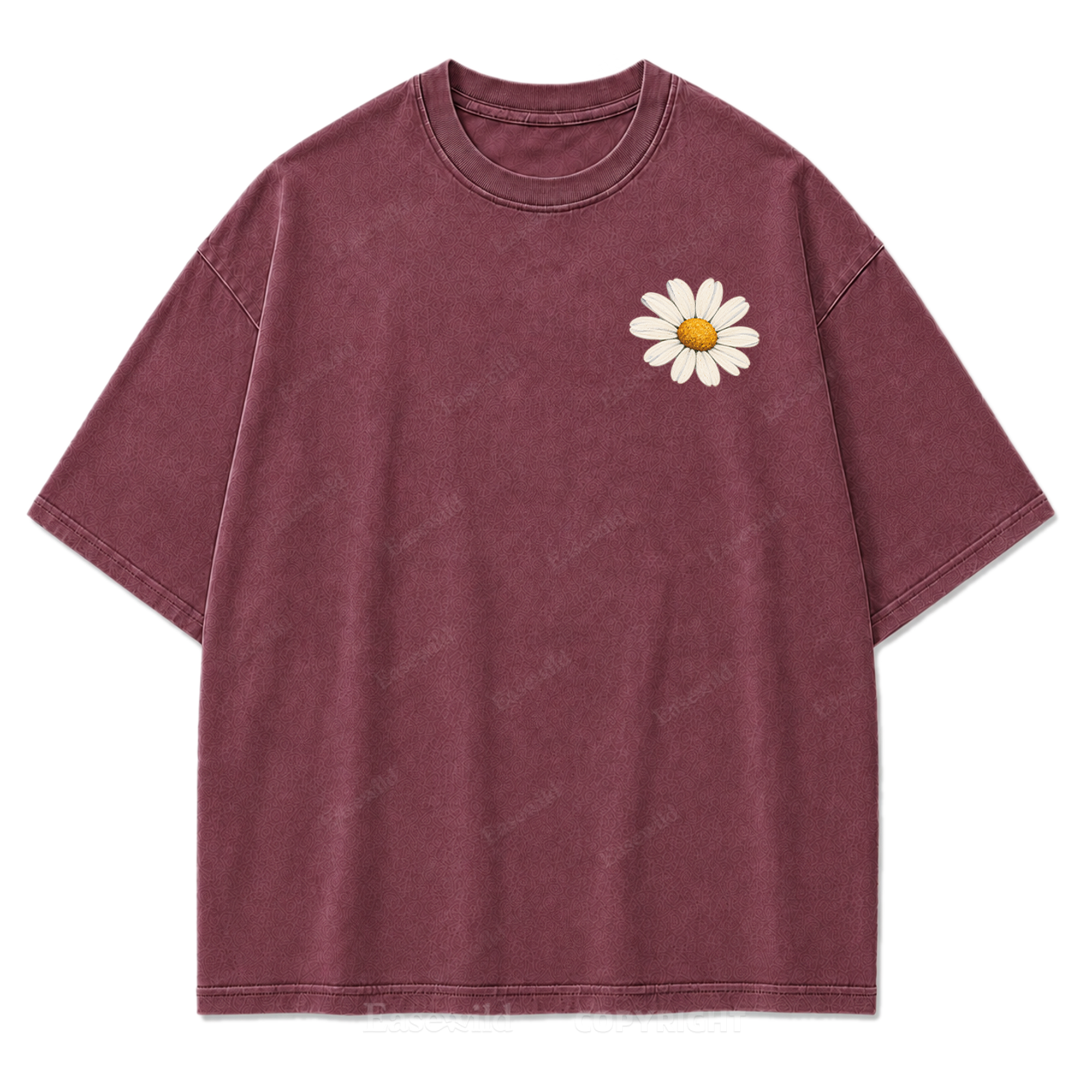 Always Take the Scenic Route Washed Print Tee
