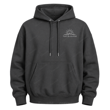 Take Me Outside Out West Grafik-Kapuzenpullover