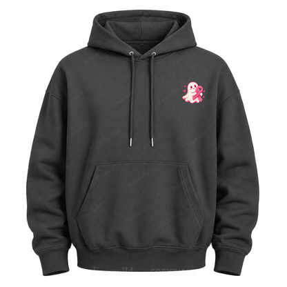Pink For A Purpose Ghost Graphic Hoodie