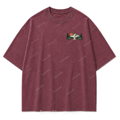 Campfire Evenings Outdoor Washed Print Tee