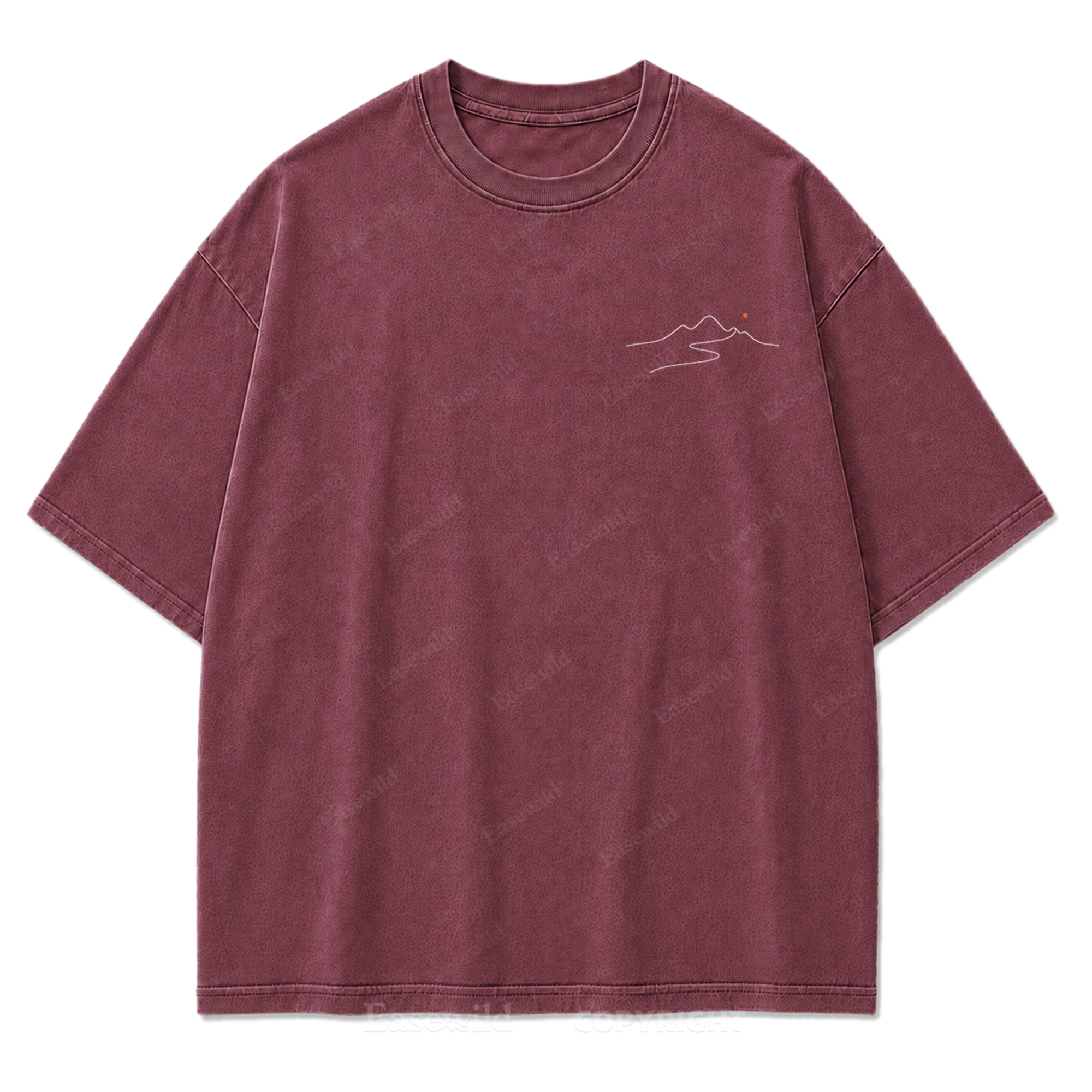 Go Where You Feel Most Alive Washed Print Tee
