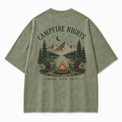 Under Open Skies Campfire Nights Graphic Tee