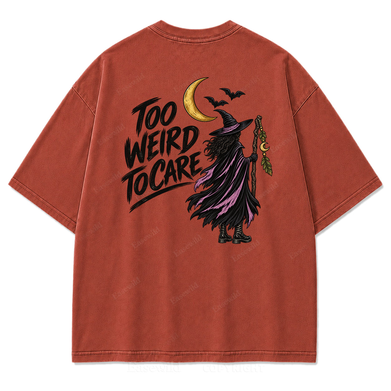 Be Yourself Wild Boho Witch Washed Graphic Tee