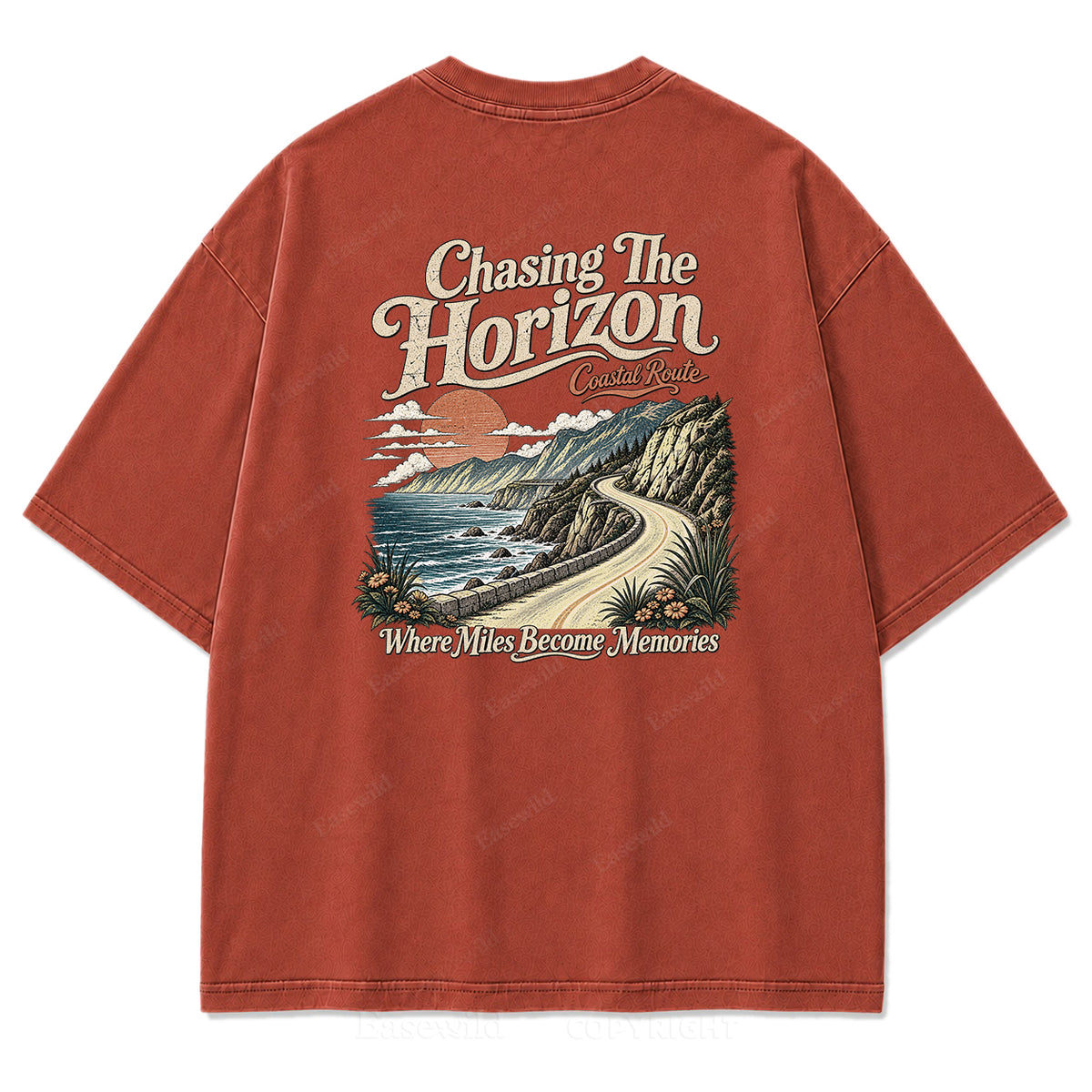 Chasing the Coastal Horizon Print Tee