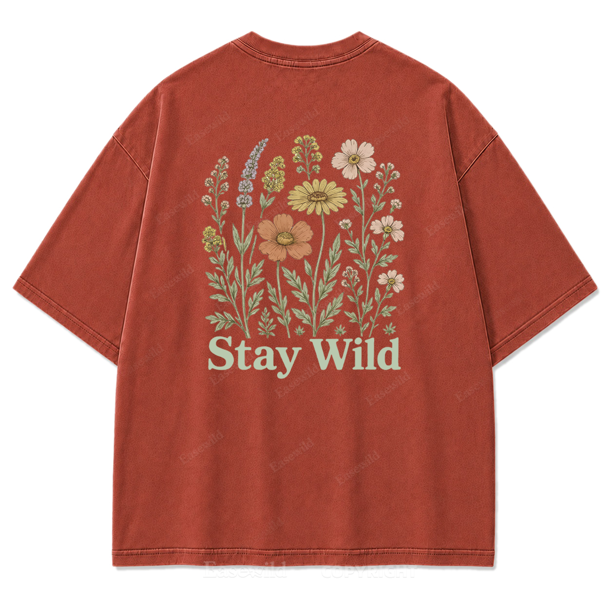Meadow Spirit Floral Washed Print Tee