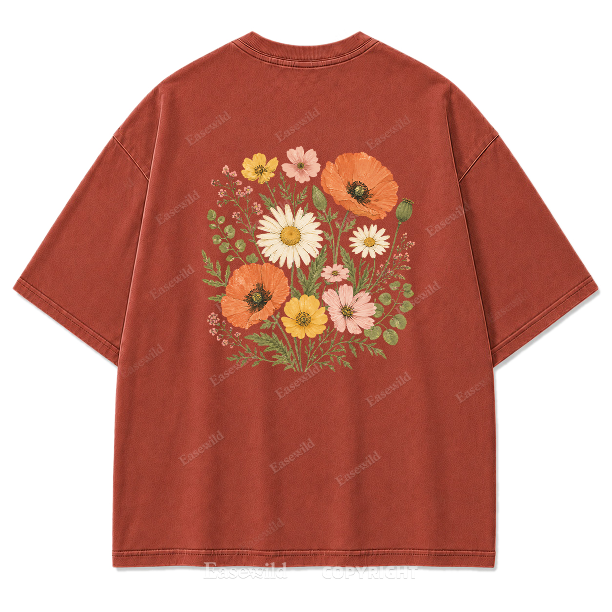 Wildflower Bouquet Washed Print Tee