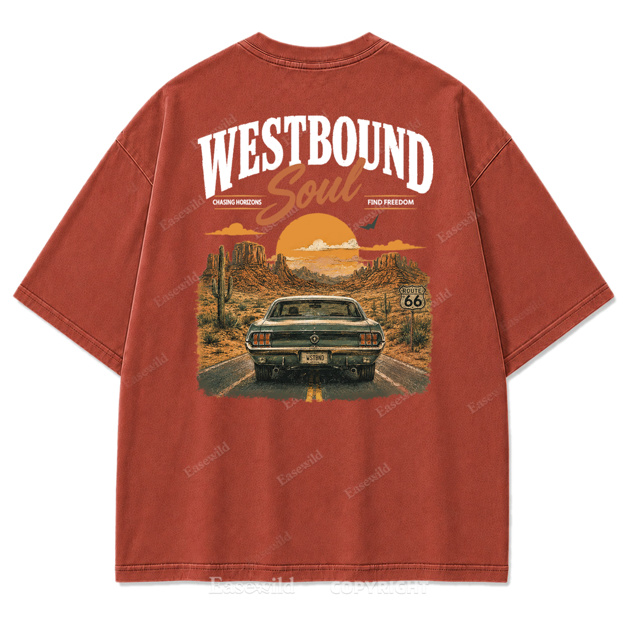 Westbound Soul Washed Print Tee