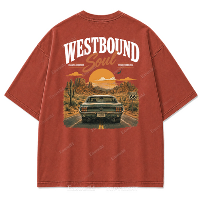 Westbound Soul Washed Print Tee
