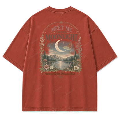 Lunar Lake Wildflower Washed Print Tee