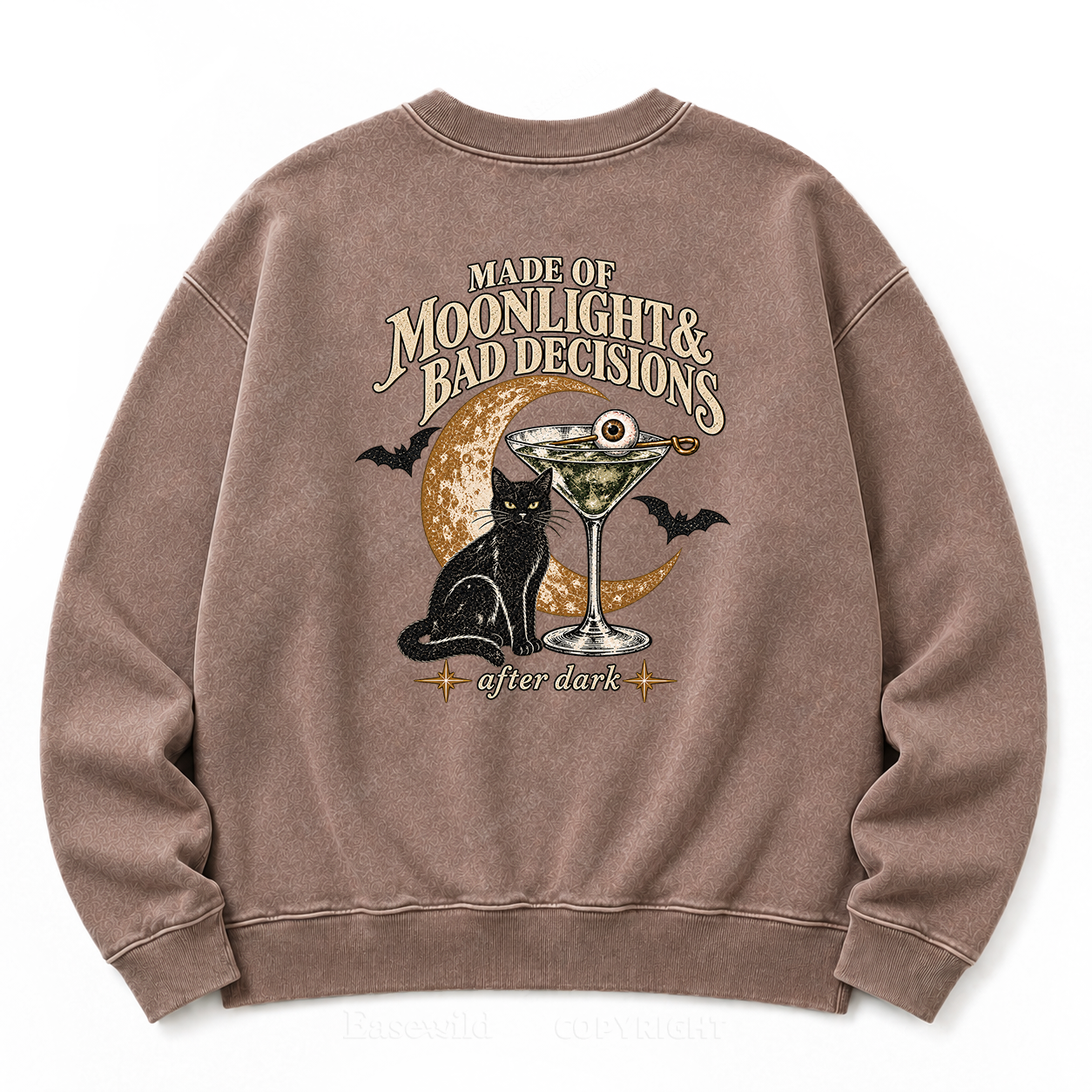 Made of Moonlight & Bad Decisions Washed Sweatshirt