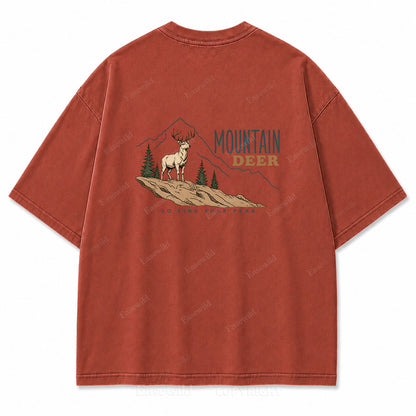 Go Find Your Peak Washed Print Tee