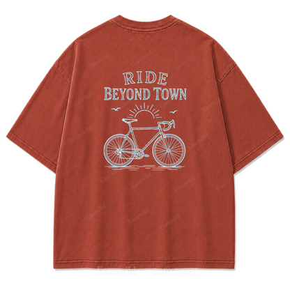 Ride Beyond Town Graphic Print Tee