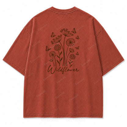 Wildflower Washed Print Tee