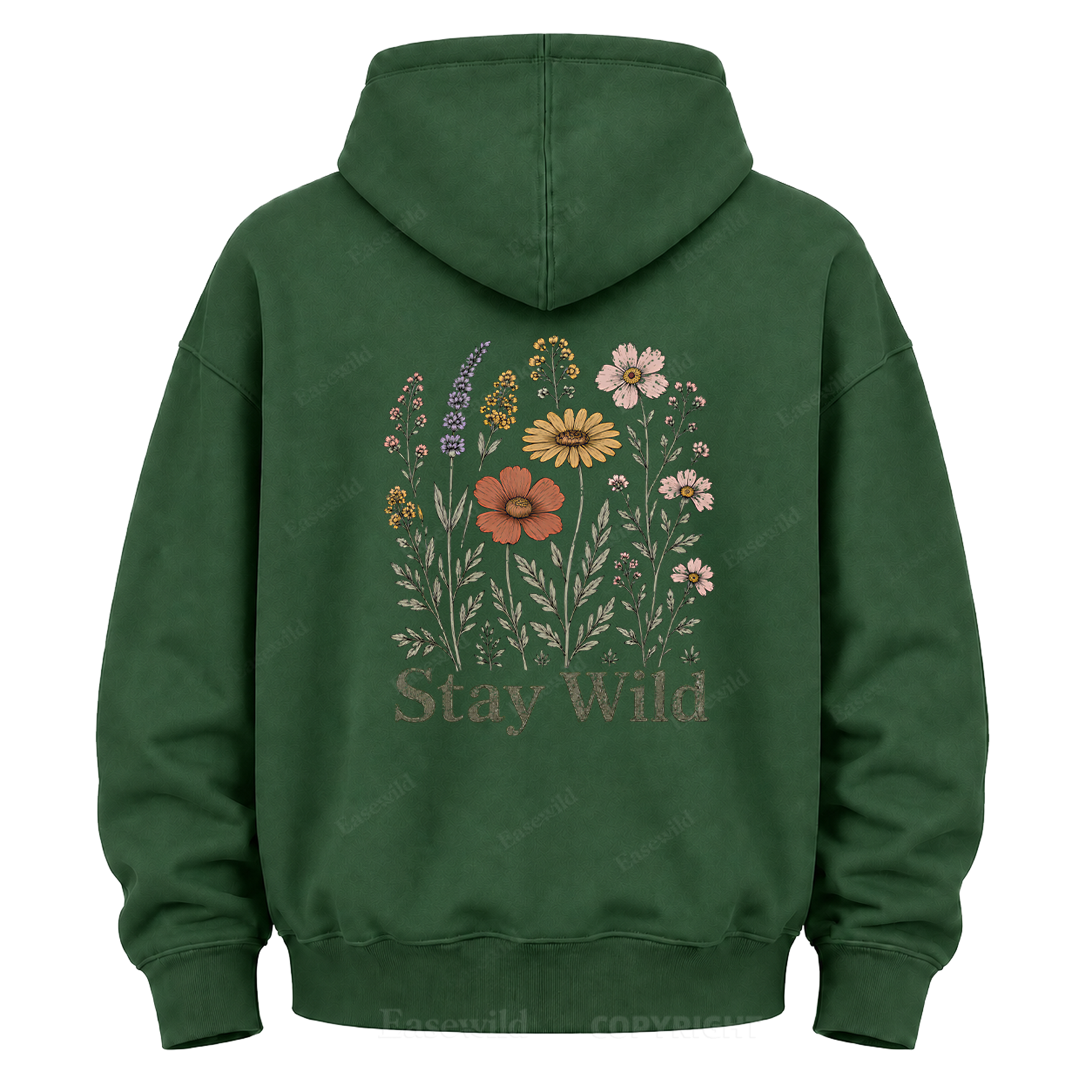 Stay Wild Wildflower Graphic Hoodie