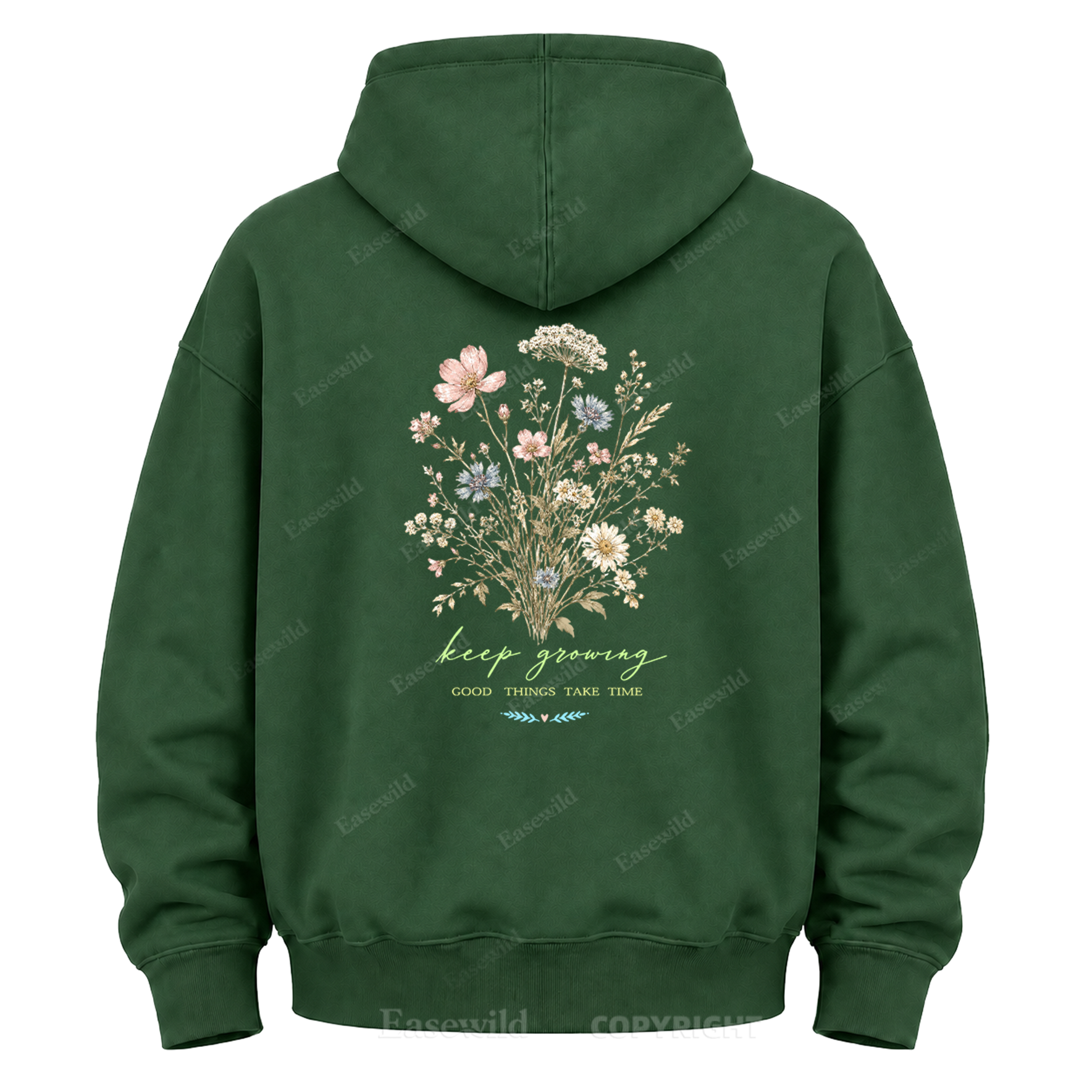 Keep Growing Wildflower Graphic Hoodie