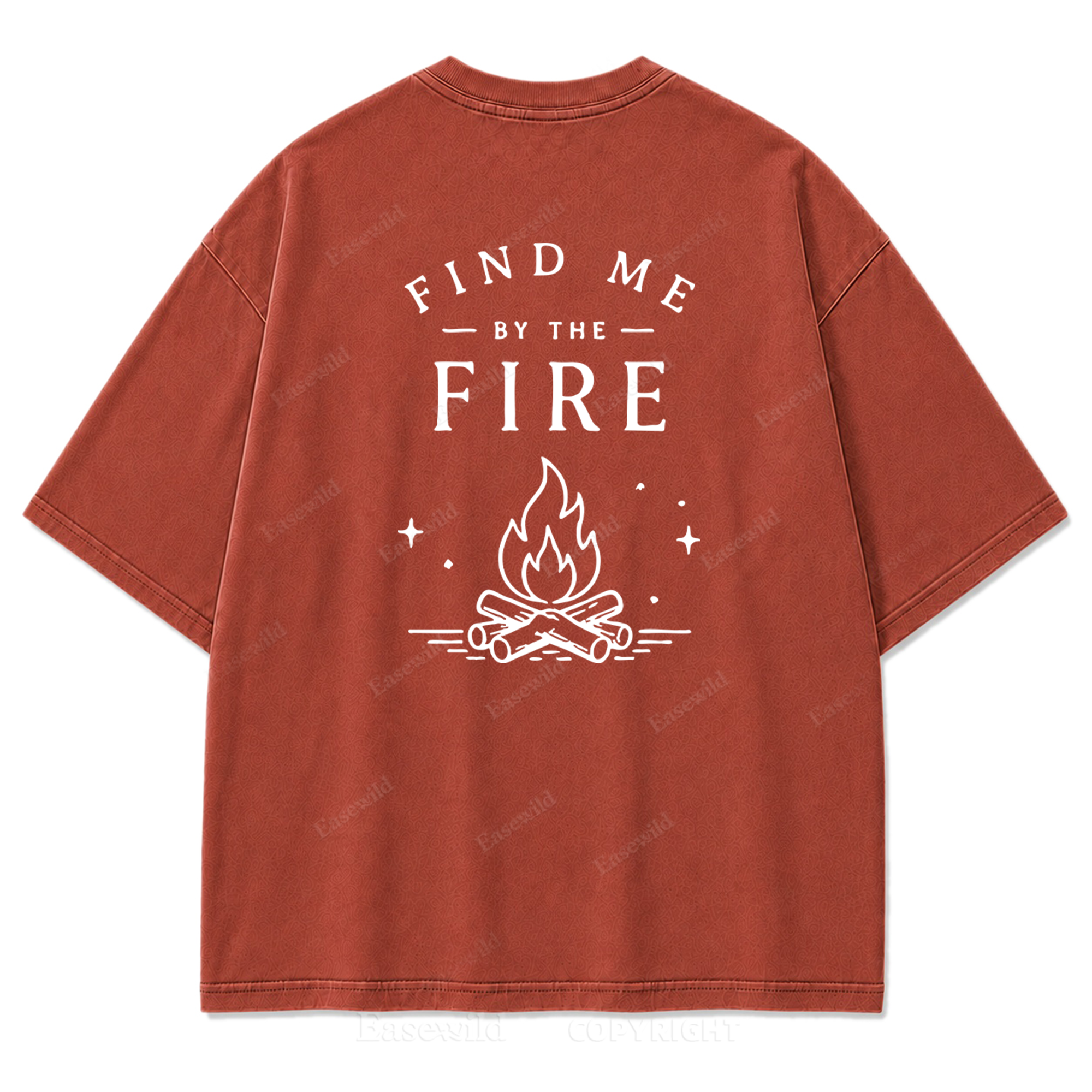 Find Me by the Fire Washed Print Tee