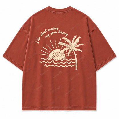 Walk By Faith Not By Sight Washed Graphic Tee