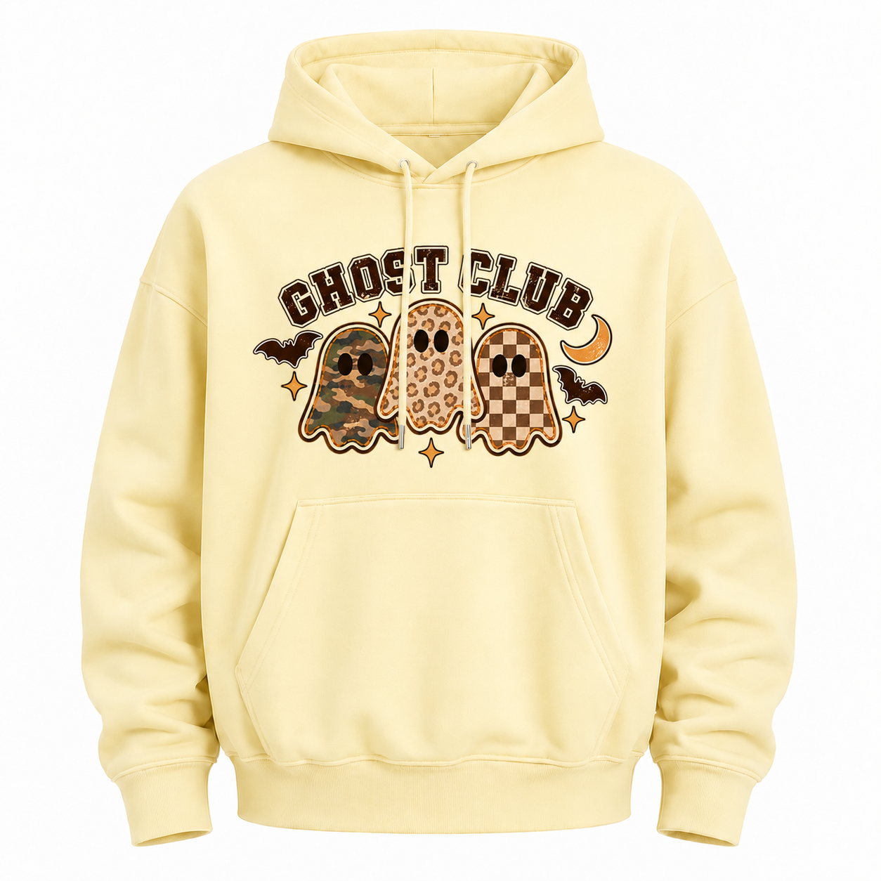 Ghost Club Halloween Graphic Hoodie