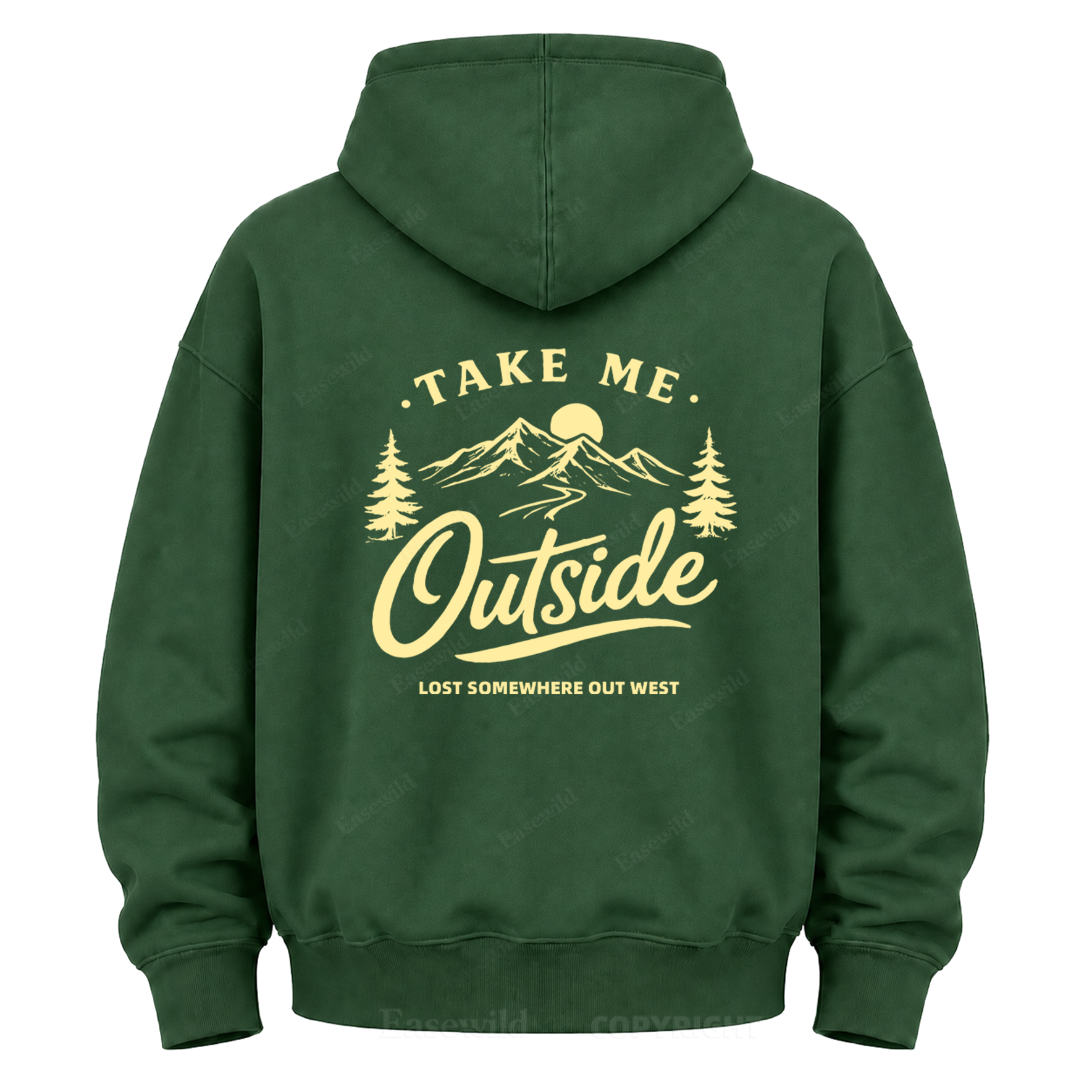 Take Me Outside Out West Grafik-Kapuzenpullover