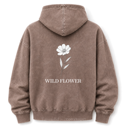 Wildflower Bouquet Washed Graphic Hoodie