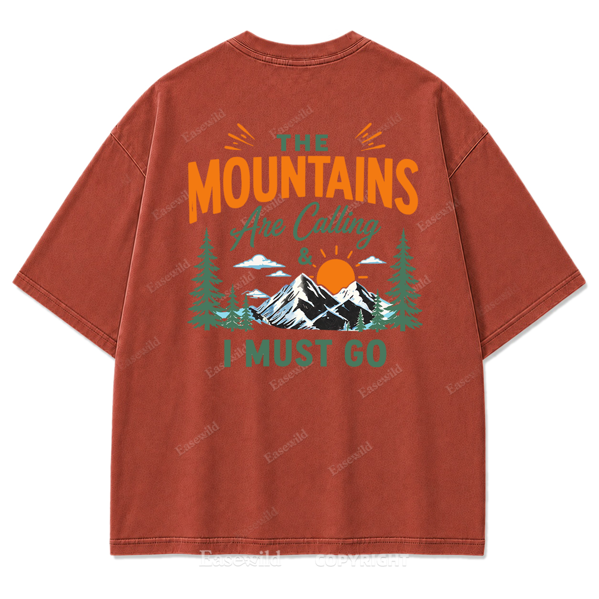 Mountain Escape Adventure T-Shirt mit Waschung