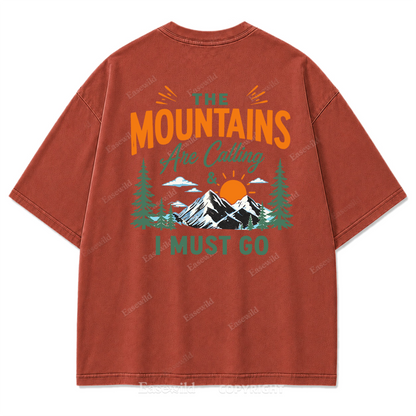Mountain Escape Adventure T-Shirt mit Waschung