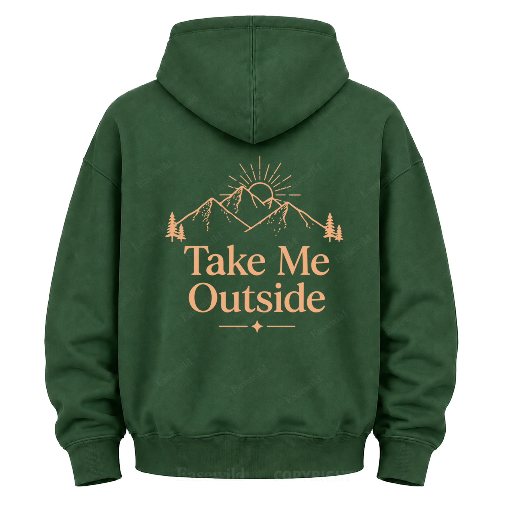 Take Me Outside Mountain Grafik-Kapuzenpullover