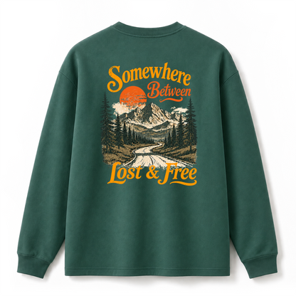 Somewhere Between Lost & Free Long Sleeve Tee