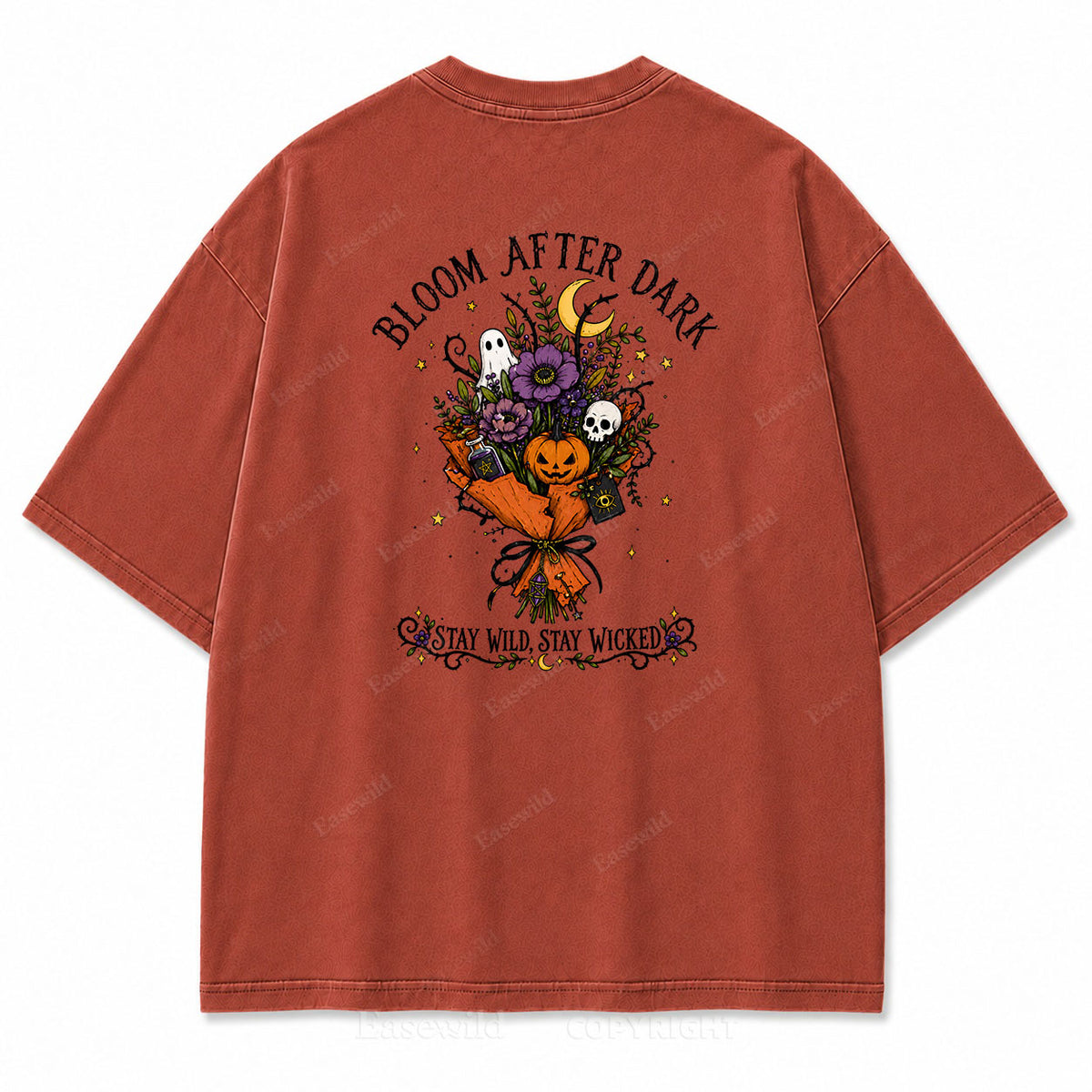 Bloom After Dark Halloween Washed Graphic Tee