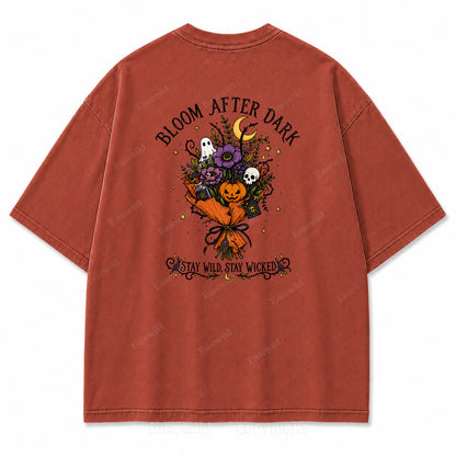 Bloom After Dark Halloween Washed Graphic Tee