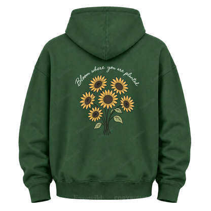 Bloom Where You Are Planted Graphic Hoodie