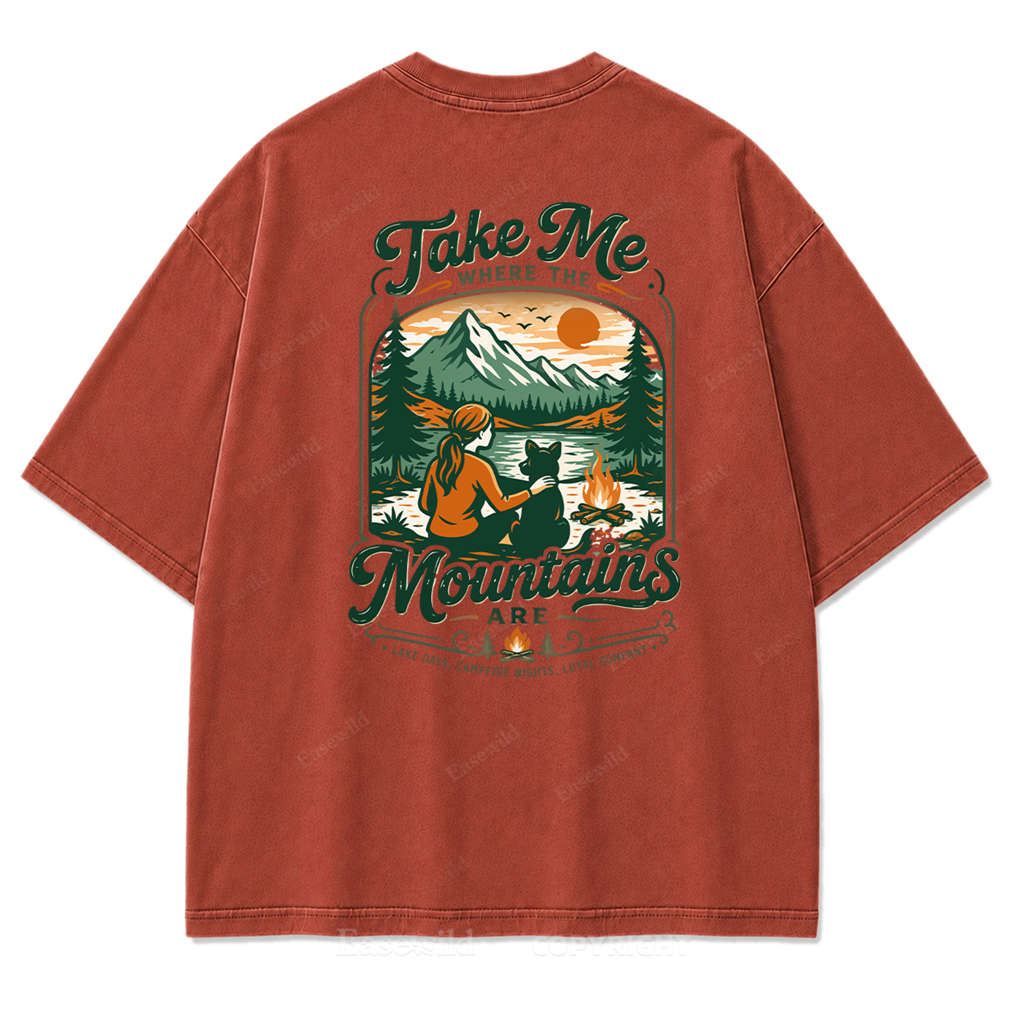 Mountain Days Loyal Company Washed Print Tee