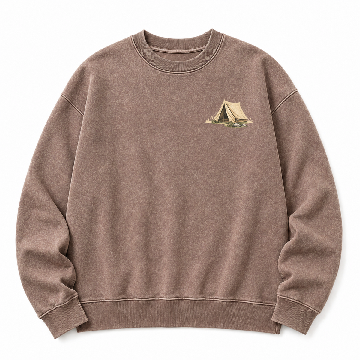 Camp Coffee Mornings Washed Graphic Sweatshirt