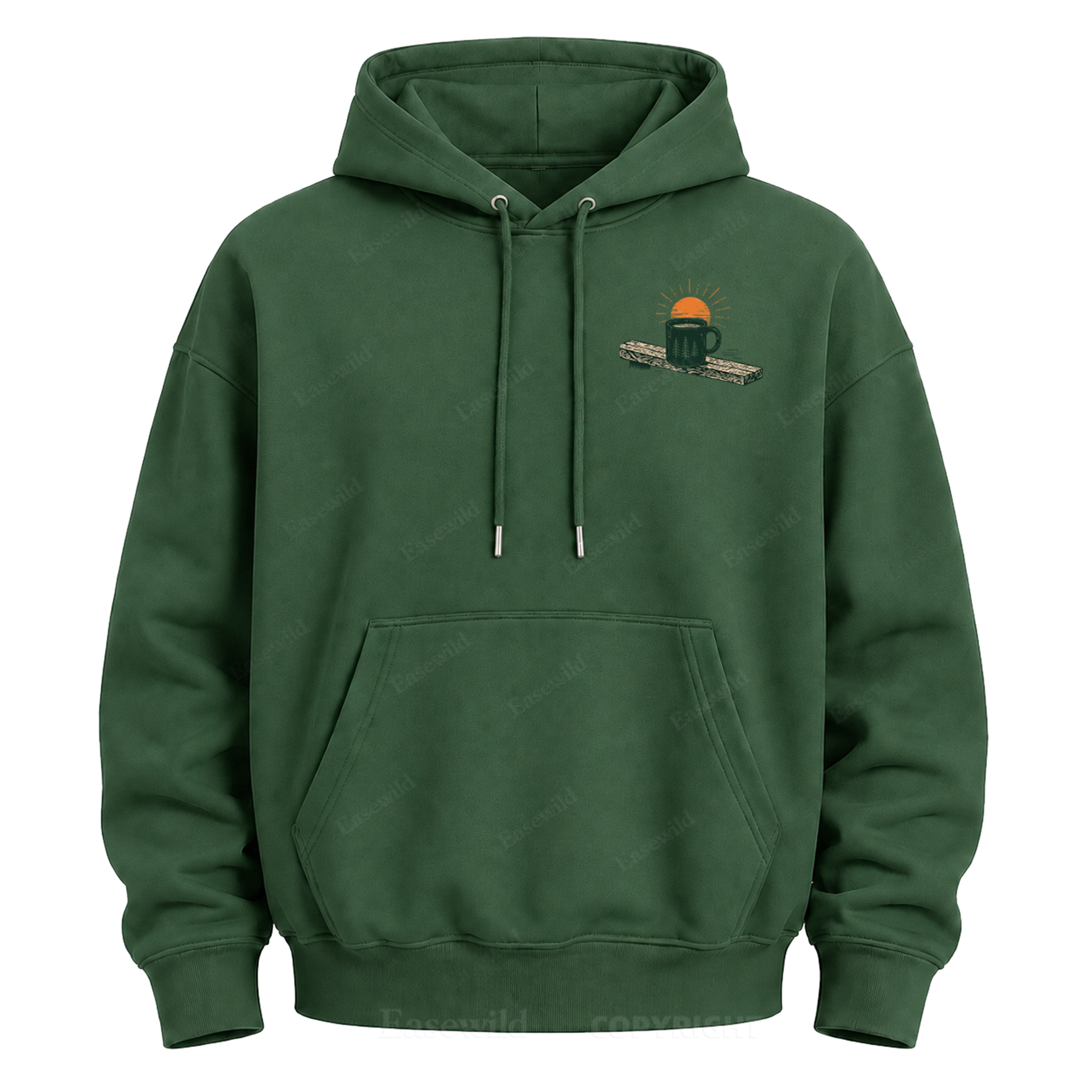 Morgenstunden am See Grafik-Hoodie