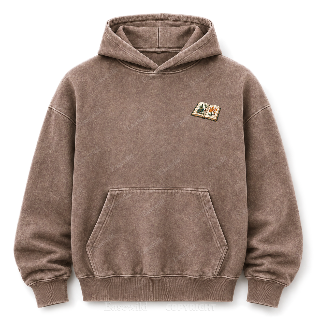 Where the Quiet Finds Me Cabin Washed Graphic Hoodie