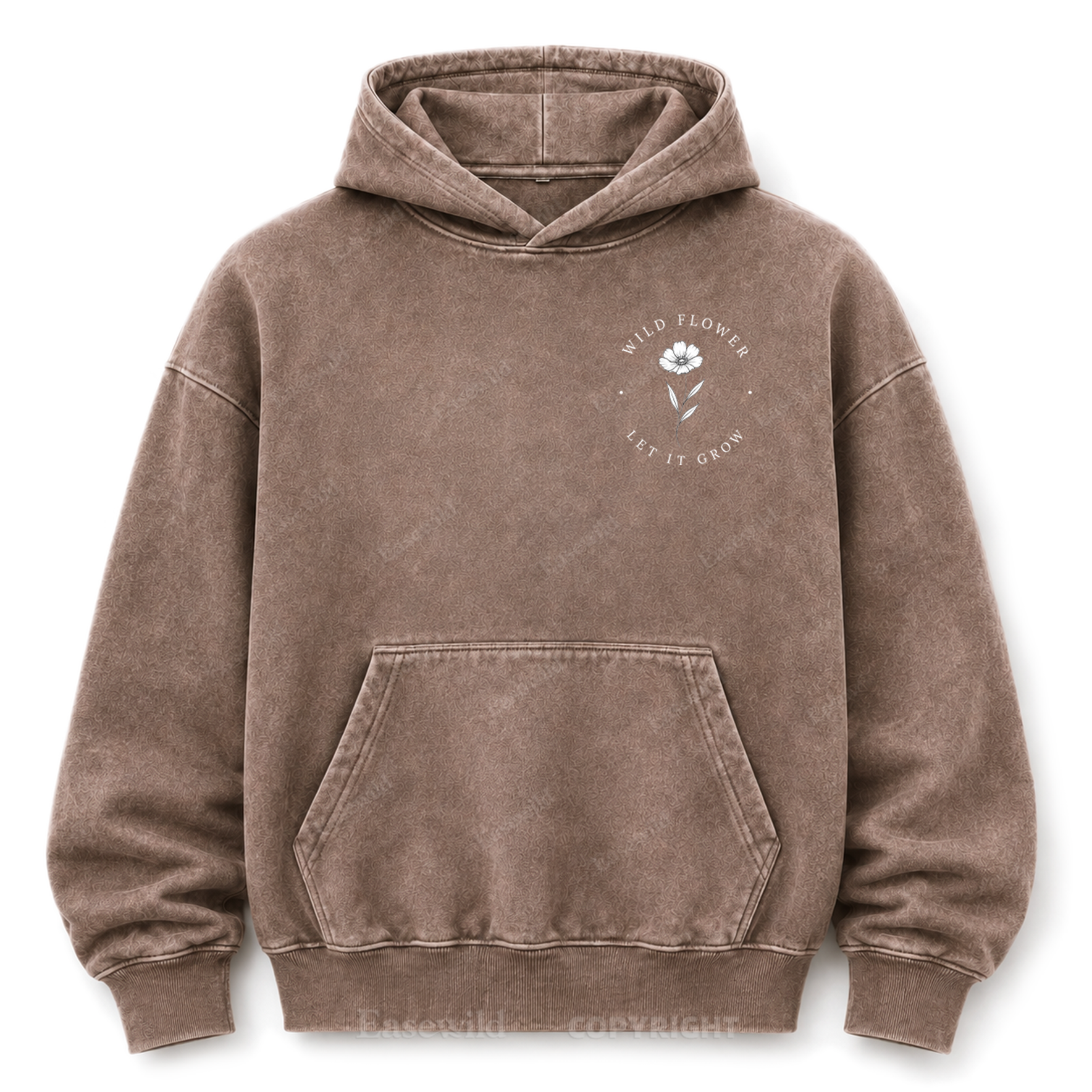 Wildflower Bouquet Washed Graphic Hoodie