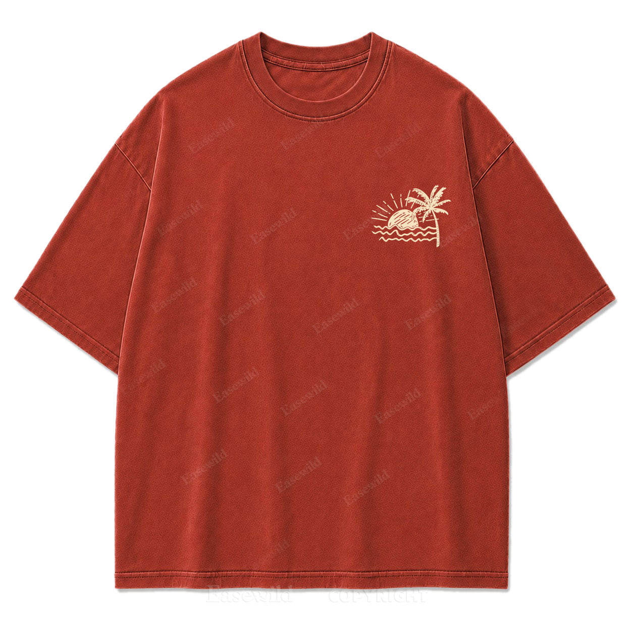 Walk By Faith Not By Sight Washed Graphic Tee